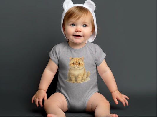 Cute Baby Outfit with Adorable Cat Graphic product