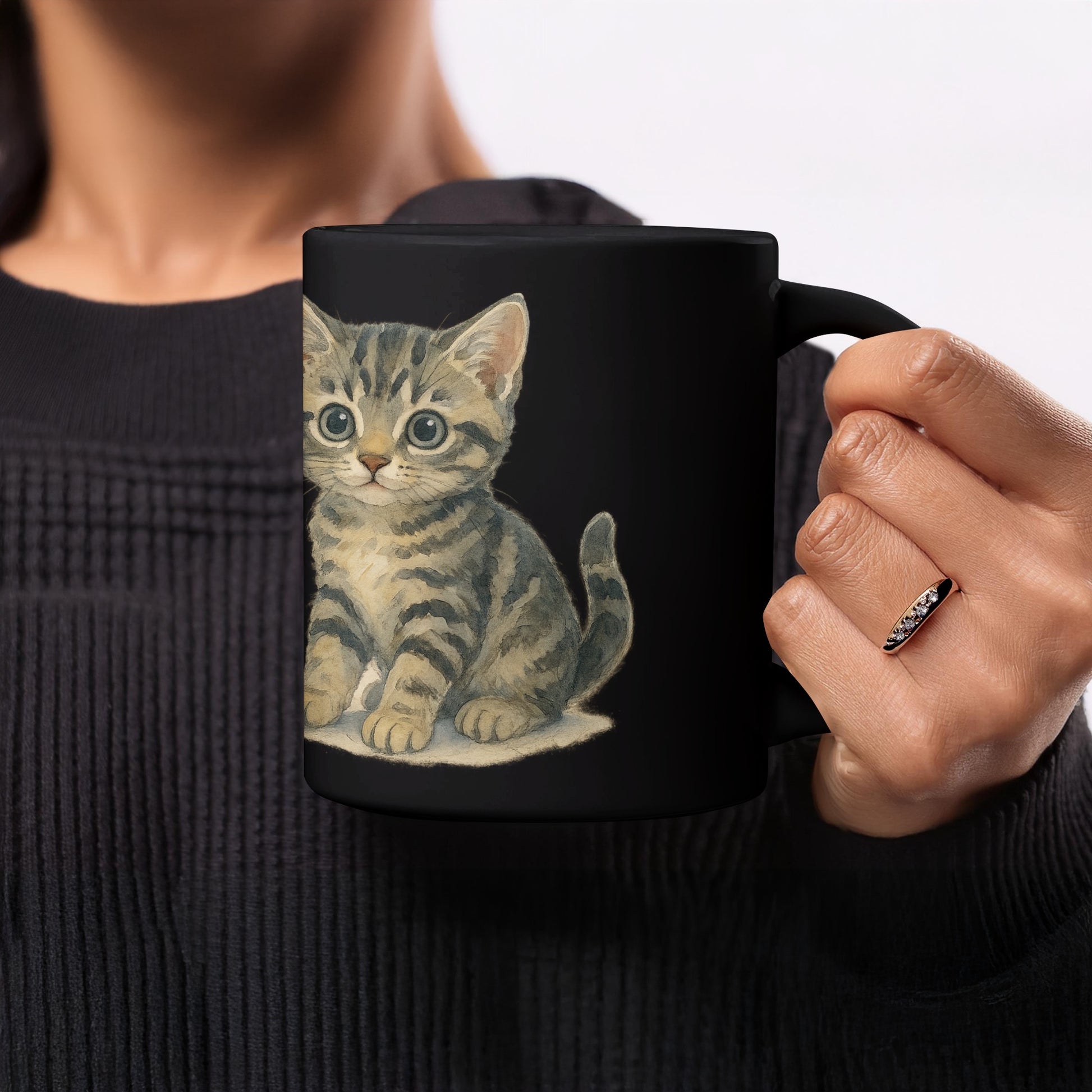 Adorable Cat Design Mug Perfect for Cat Lovers product