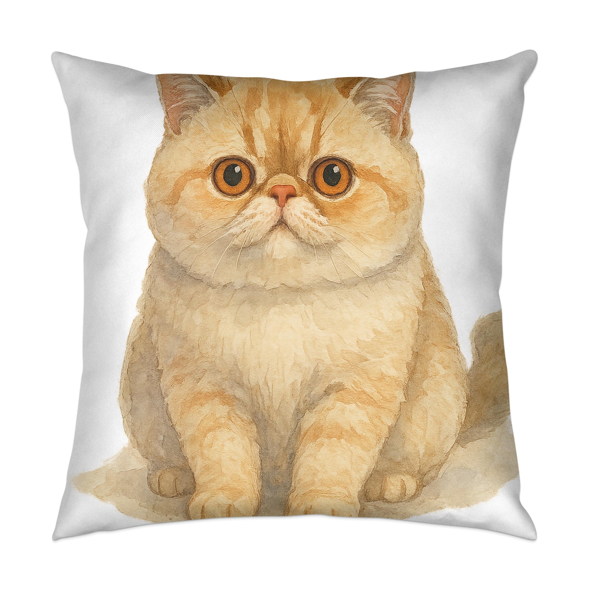 Adorable Fluffy Cat Print Decorative Pillow Pet product