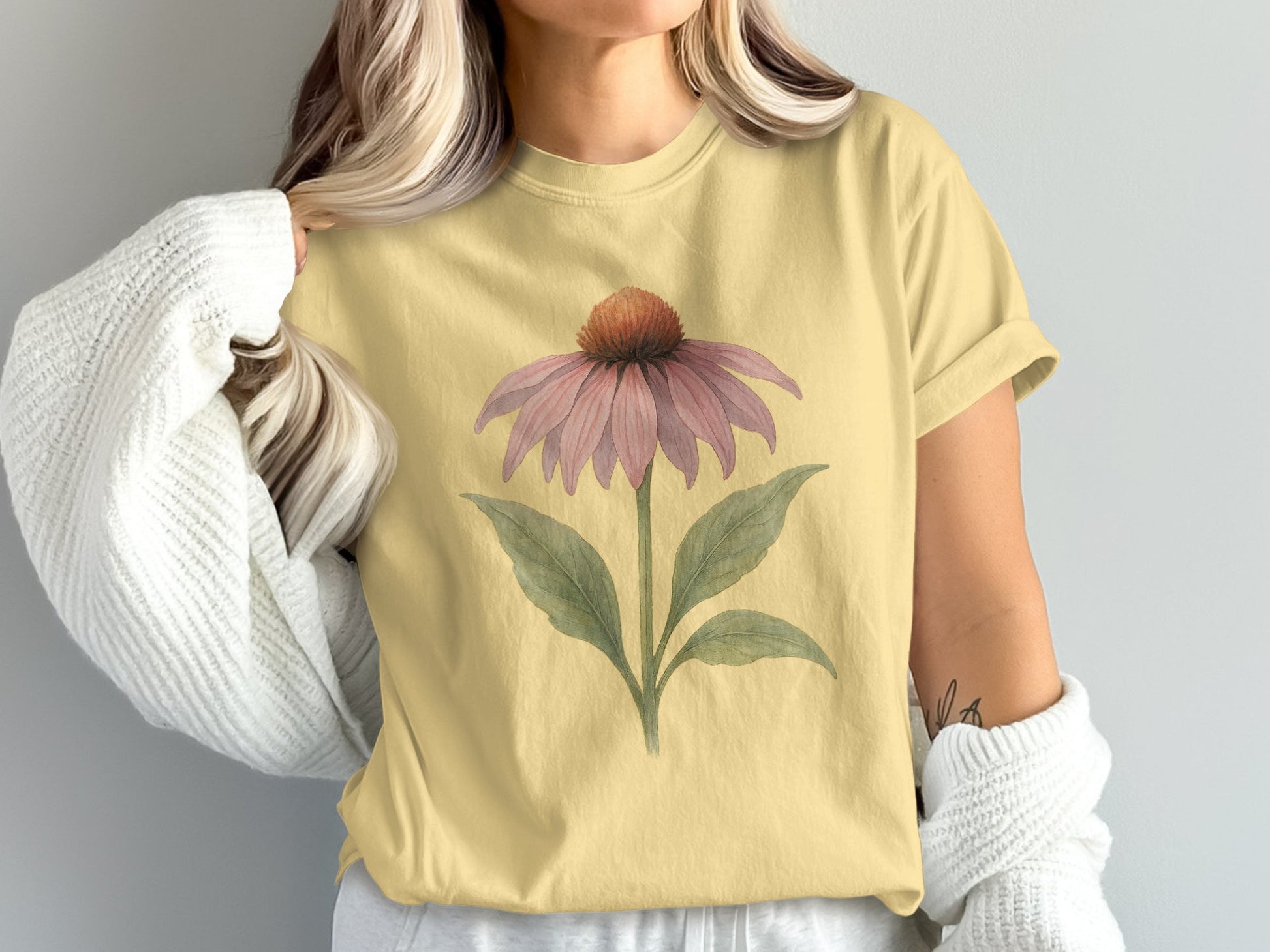 Vintage Floral Graphic Tee Shirt design product type