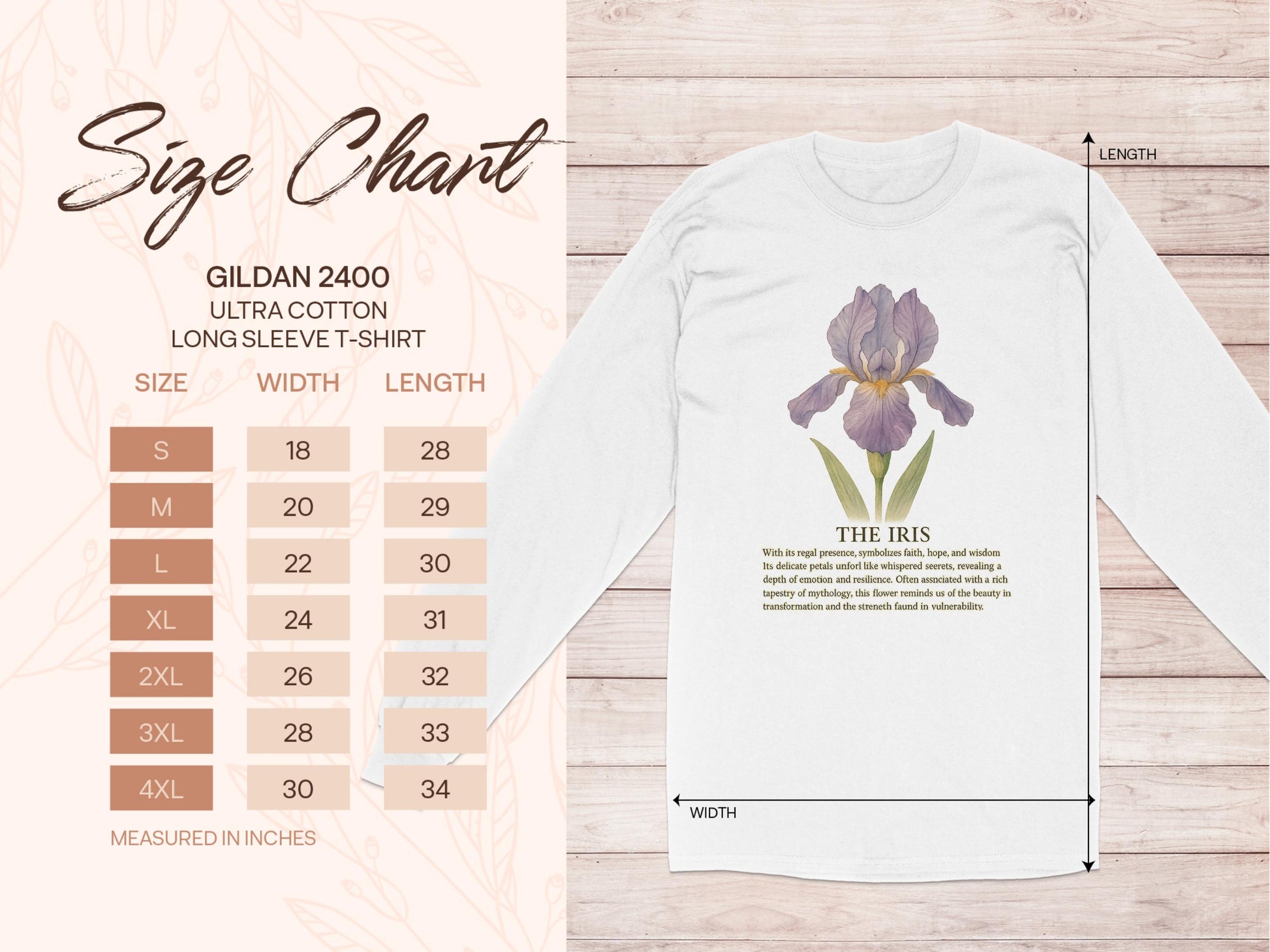 Iris Printed Long Sleeve T-Shirt product
