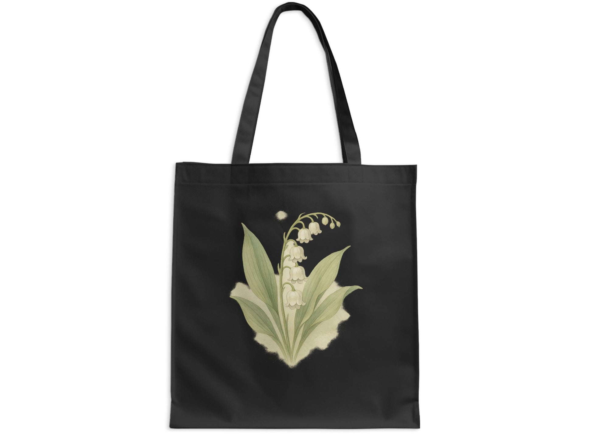 Lily Of The Valley Design Reusable Tote Bag product type
