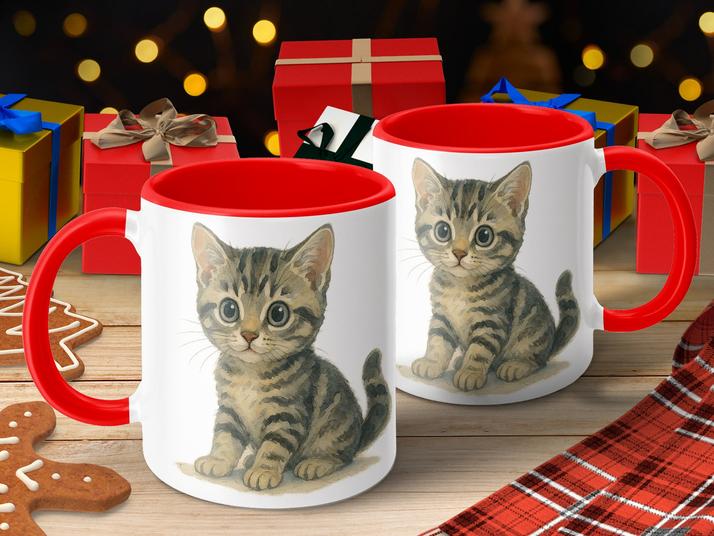 Cute Kitten Print Mug Perfect for Gifts Mug product
