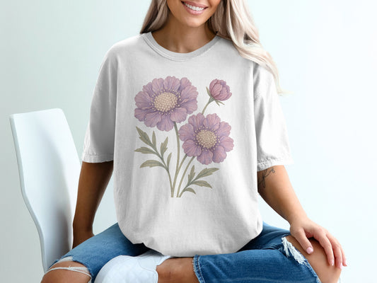 Lovely and Comfortable Floral Graphic Tee product type