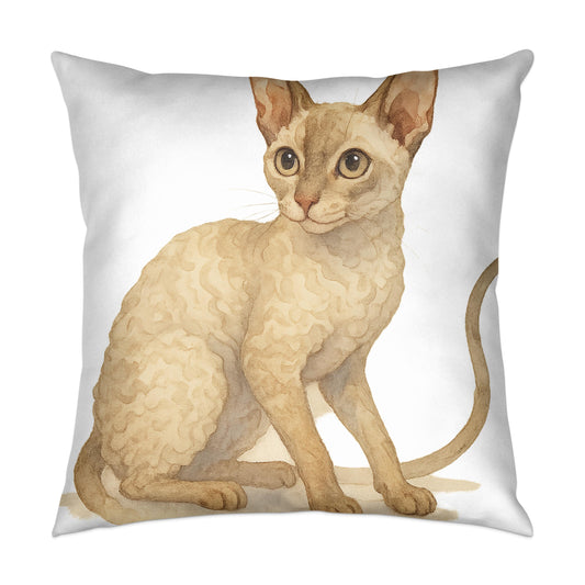 Adorable Cat Illustration Pillow for Home Décor product type