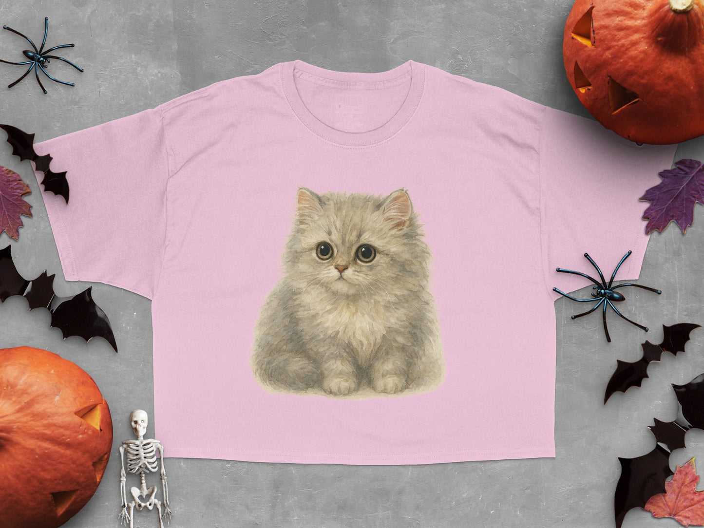 Cute Kitten Design Halloween Themed Graphic Shirt product type