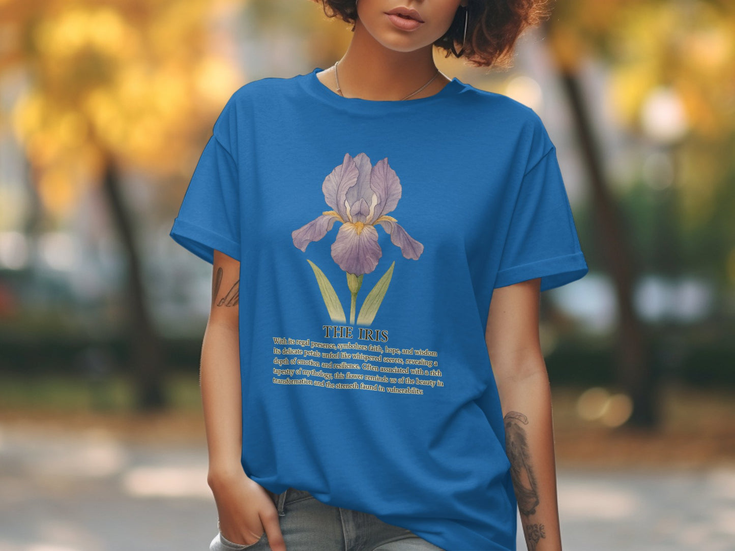 The Iris Graphic Printed Unisex Casual T-shirt product type