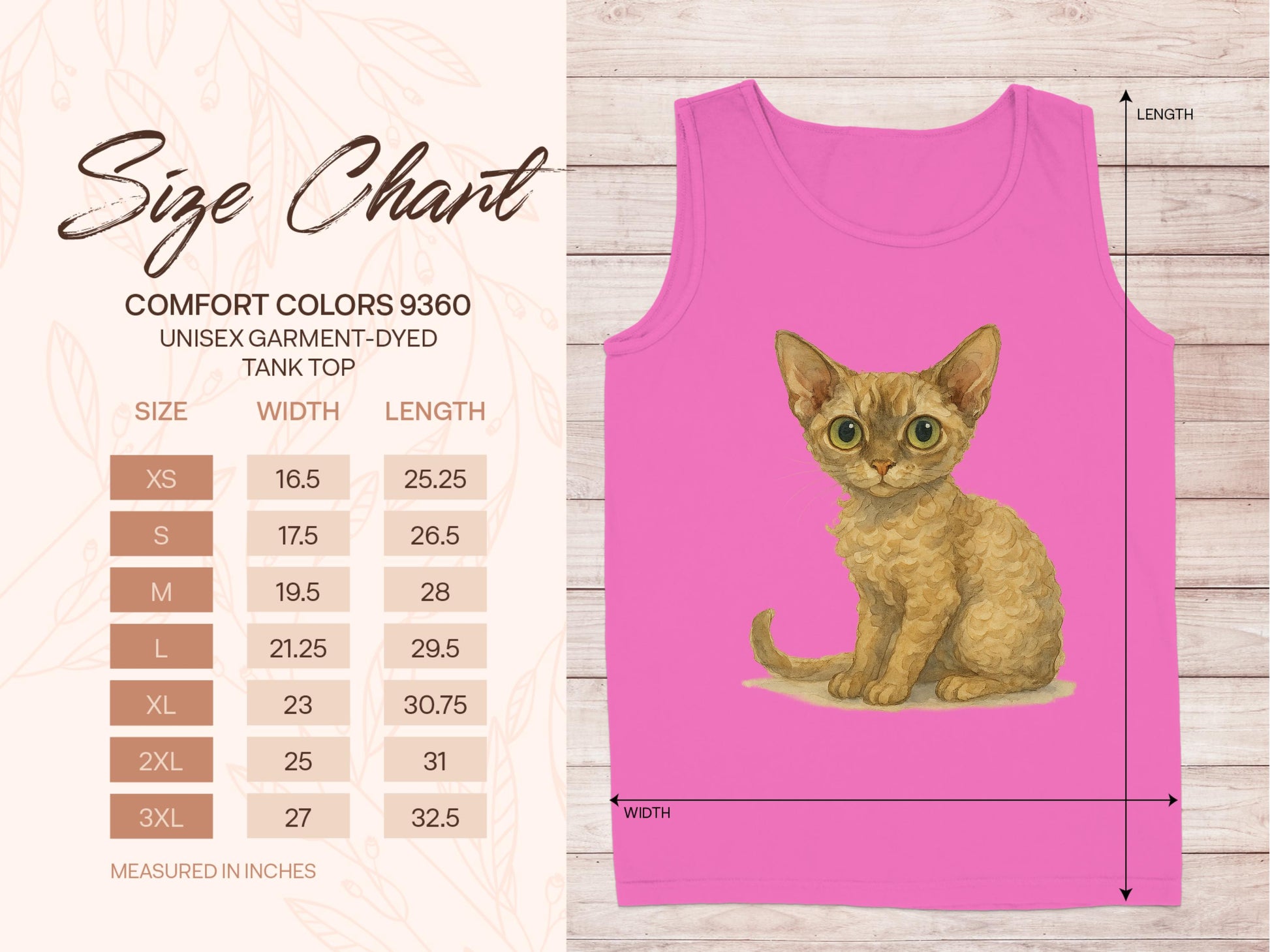 Cute Kitten Printed Unisex Garment-Dyed Tank Top product