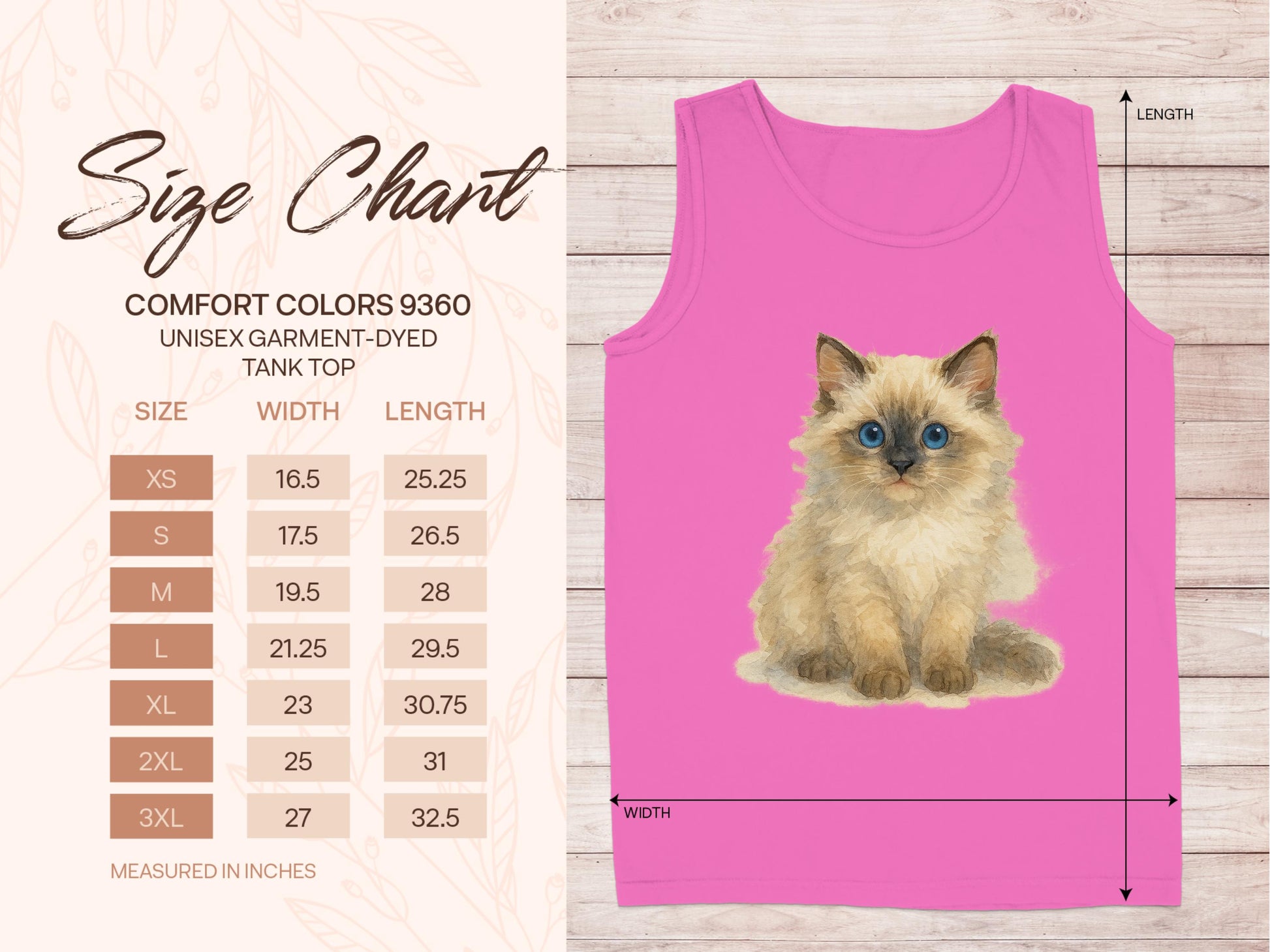 Cute Fluffy Kitten Unisex Garment-Dyed Tank Top product