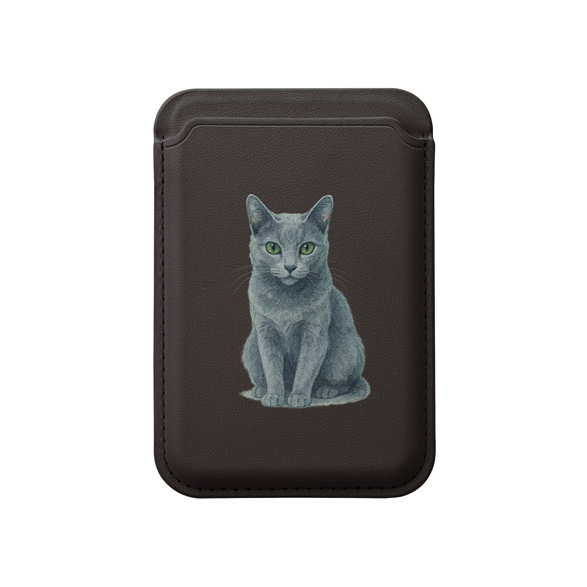 Elegant Cat Design Slim Wallet Card Holder product