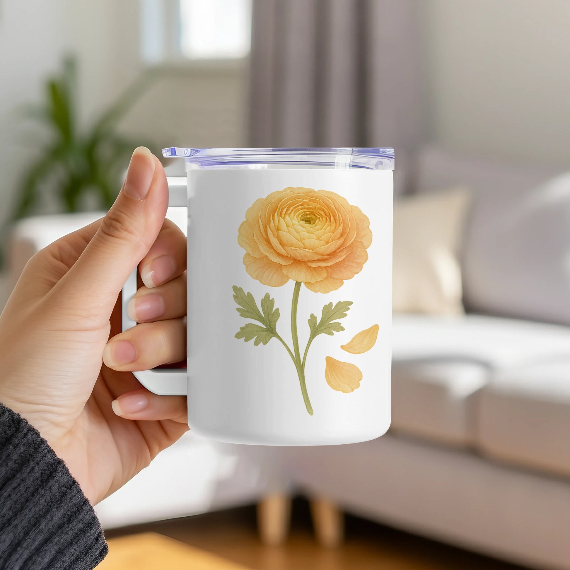 Beautiful Floral Design Coffee Mug Product