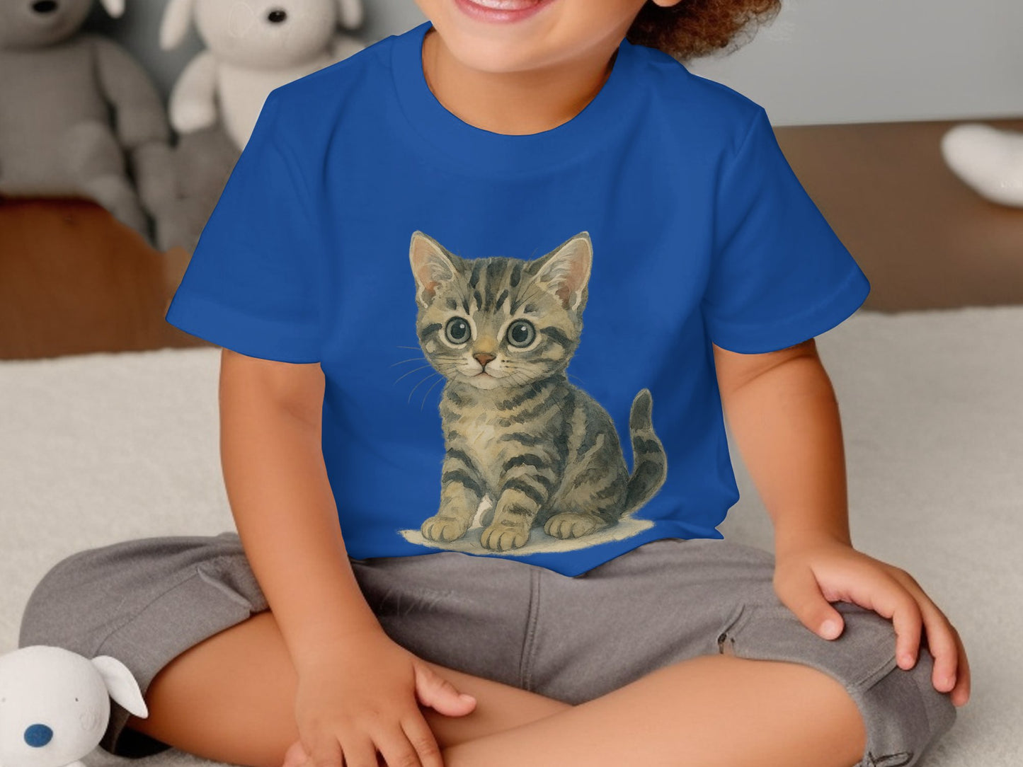 Cute Kitten Graphic T-shirt for Children T-shirt