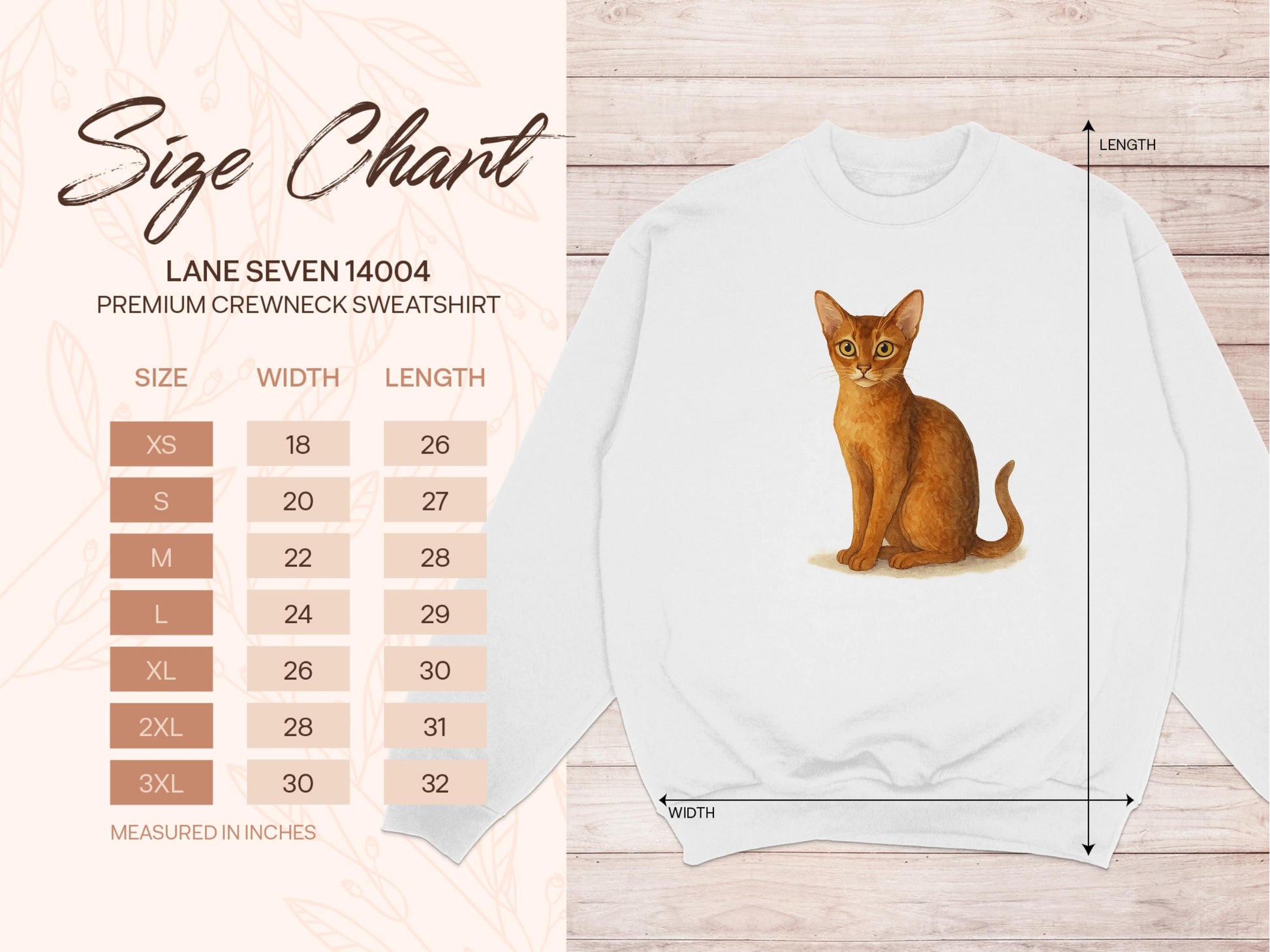 Cute Cat Design on Premium Crewneck Sweatshirt product