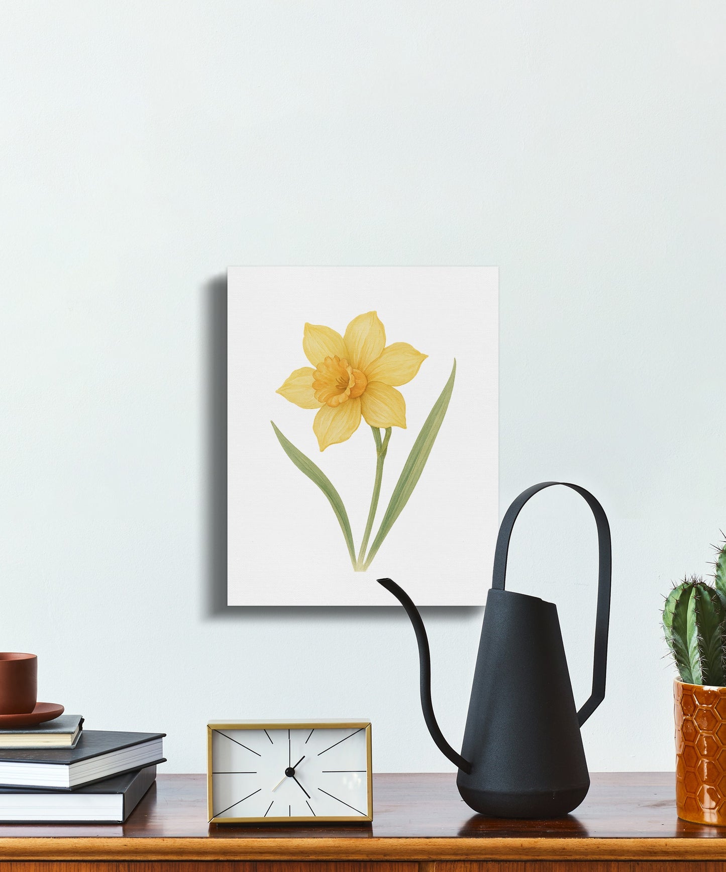 Yellow Daffodil Art Print for Home Décor product type