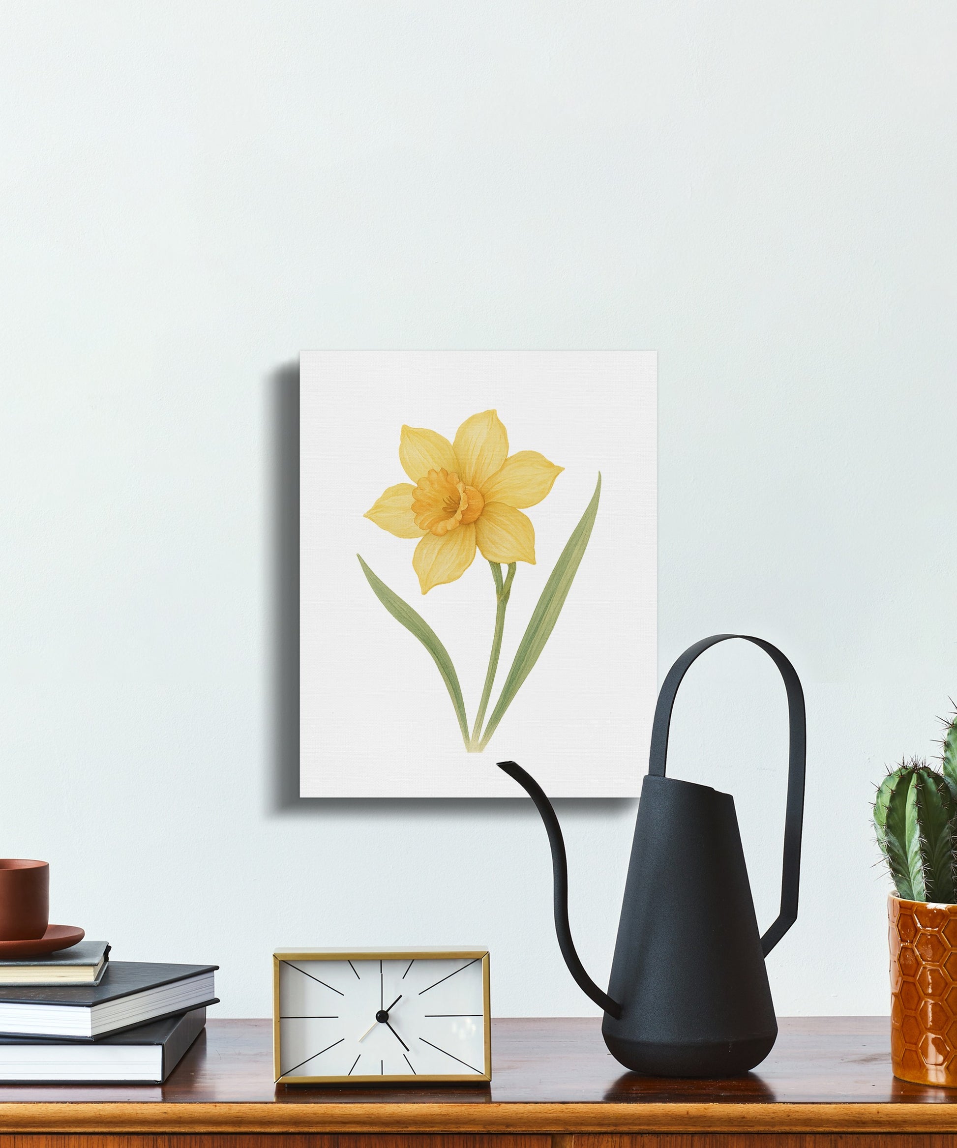 Yellow Daffodil Art Print for Home Décor product type