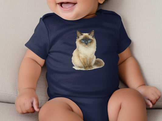Cute Cat Print Baby Onesie Perfect For Babies product