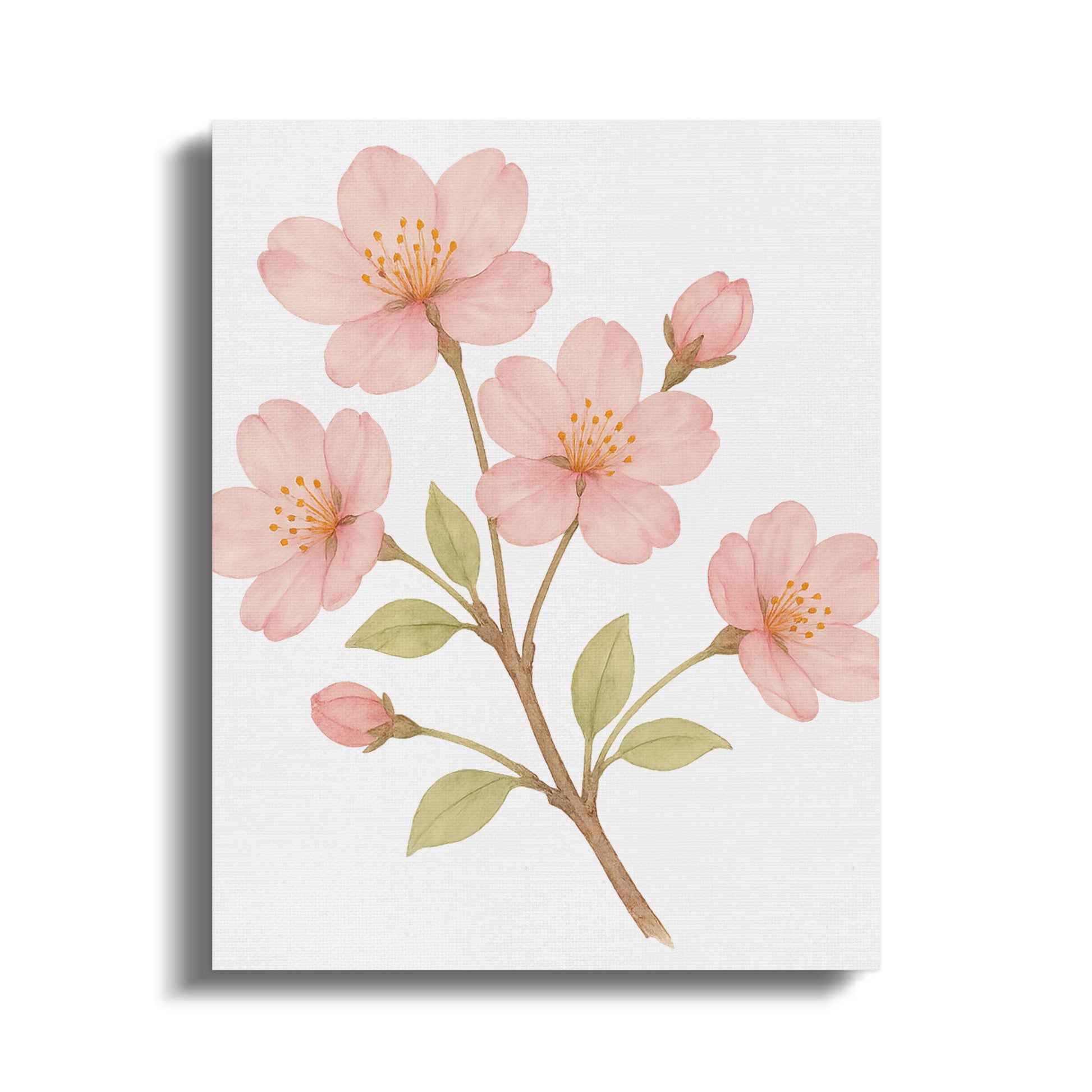 Beautiful Pink Cherry Blossom Wall Art Canvas product type