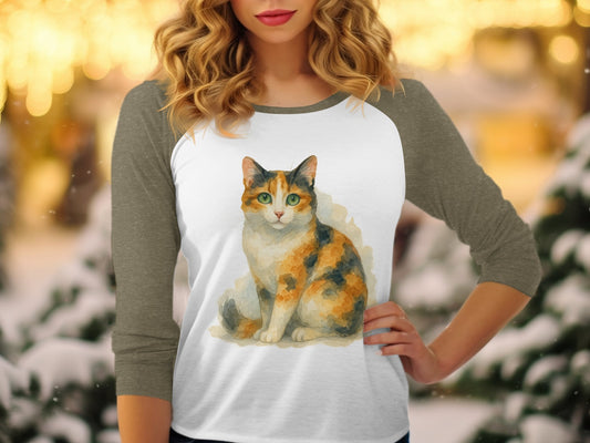 Calico Cat Winter Wonderland Artwork Shirt product type