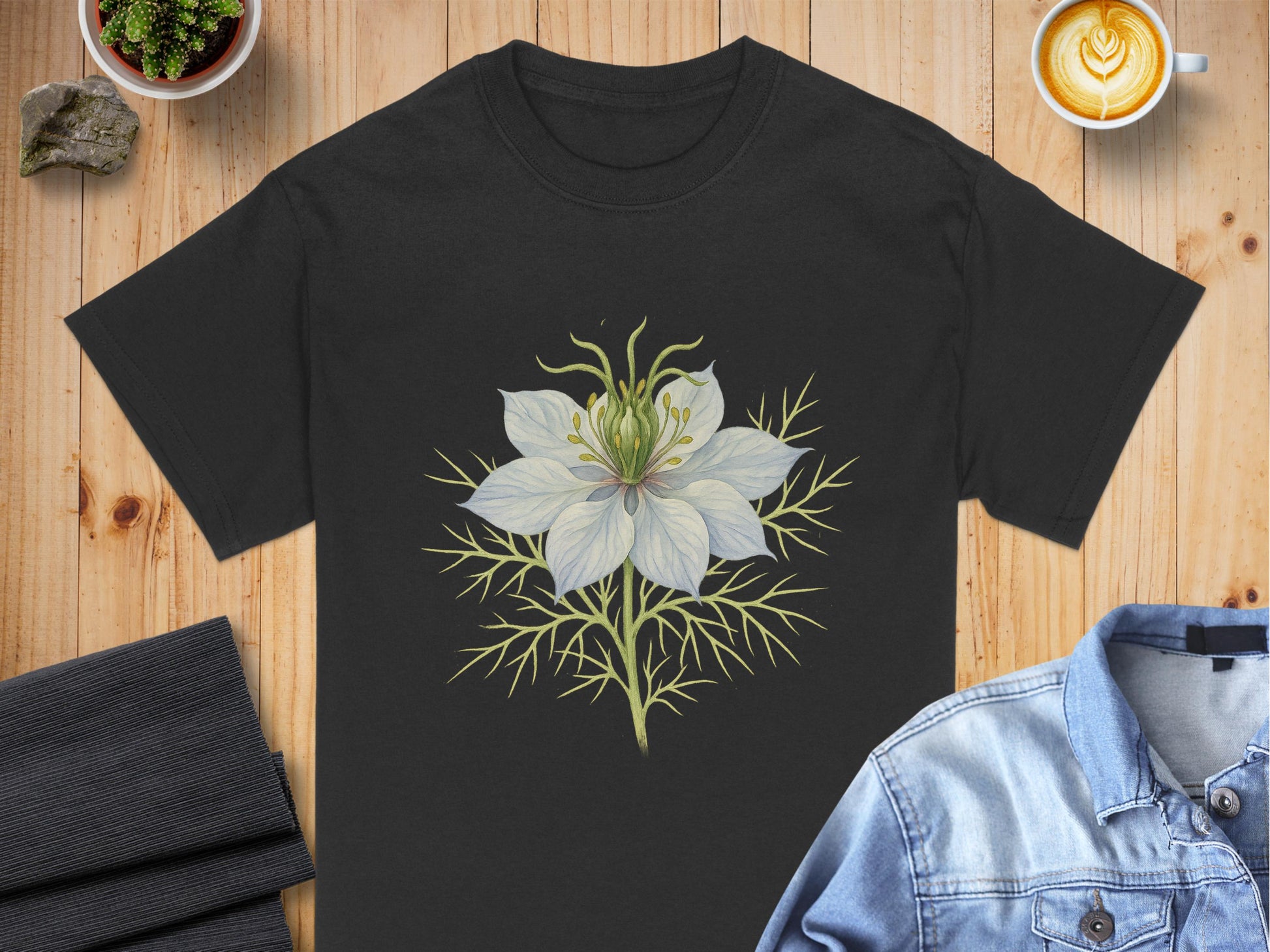Elegant Floral Design Graphic Tee Shirt product type