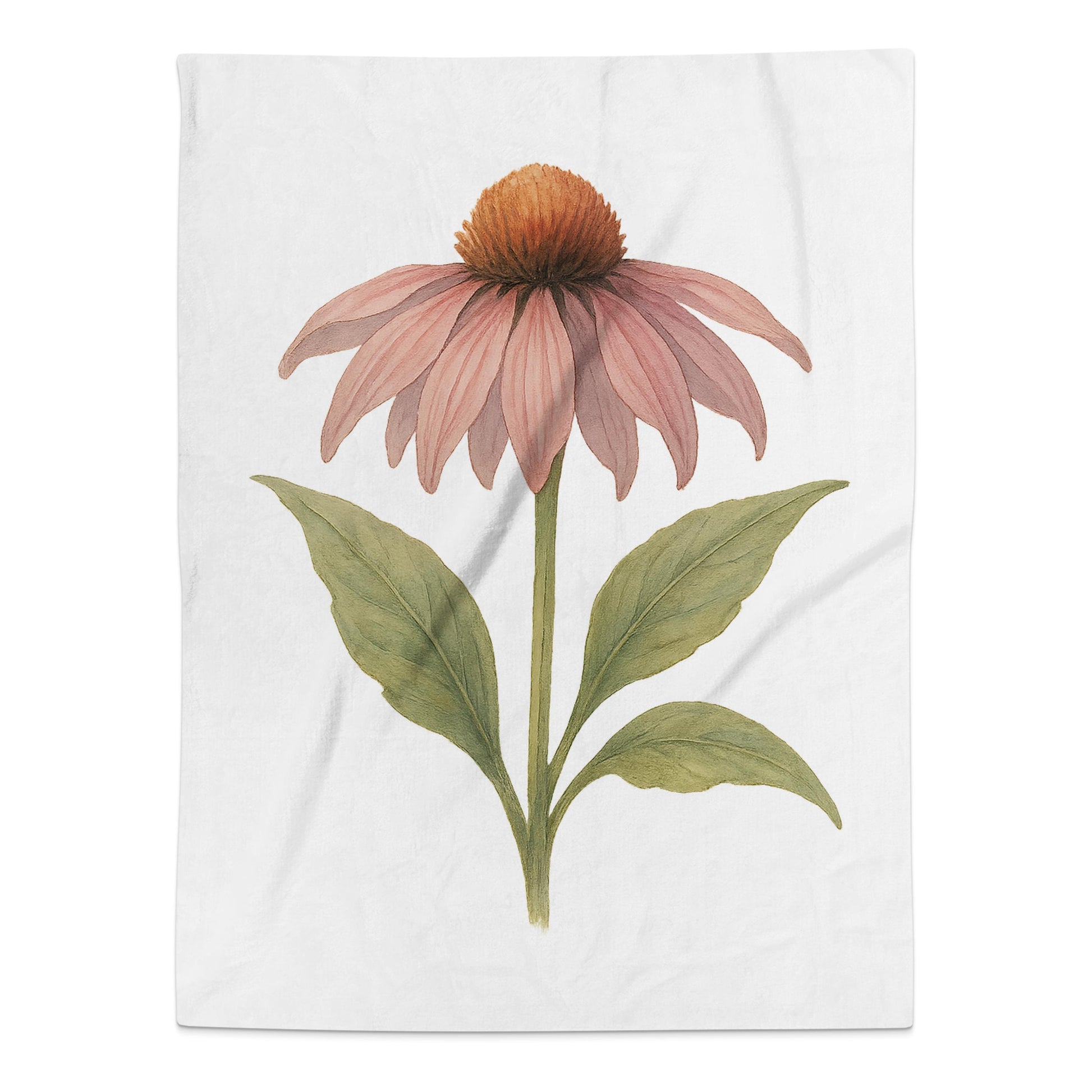 Pink Echinacea Flower Design Home Decor Product