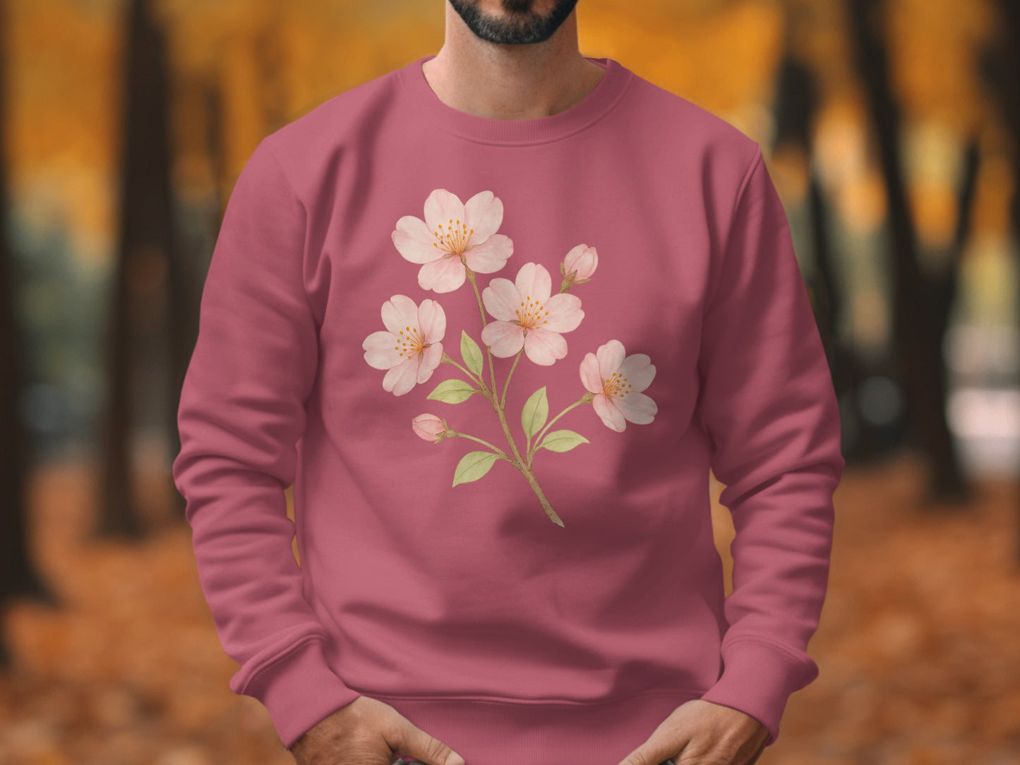 Beautiful Bloom Design Pink Floral Sweatshirt product