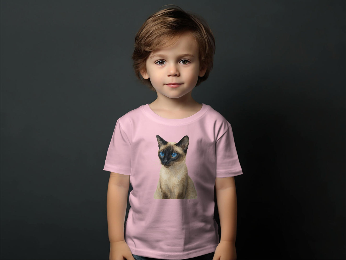 Adorable Cat Themed Pink Toddler T-Shirt product
