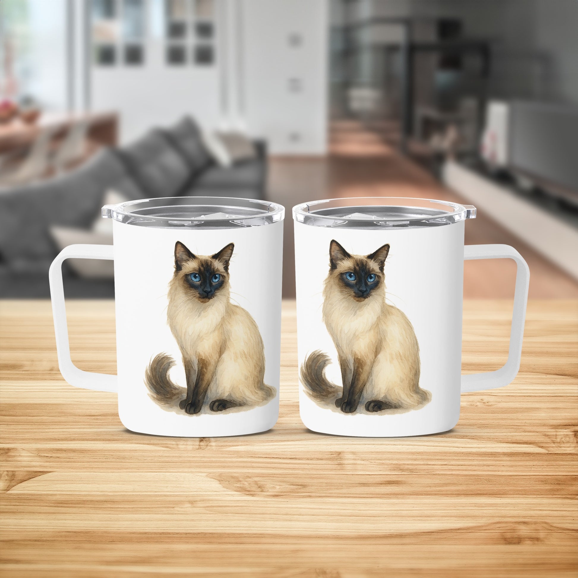 Beautiful Siamese Cat Design Coffee Mug product