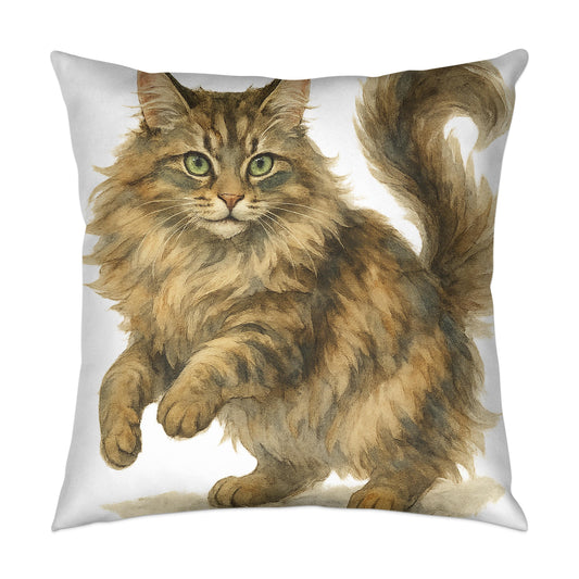 Fluffy Artistic Cat Cushion for Home Decor product