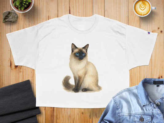 Cute Cat Graphic Tee With Short Sleeves product type