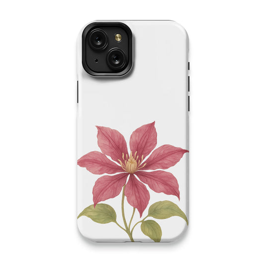 Elegant Floral Design Protective Phone Case product type