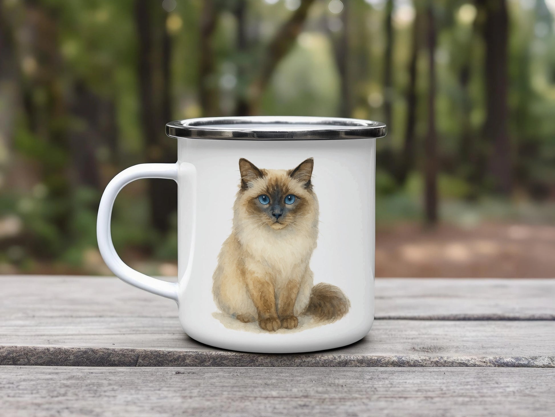 Adorable Cat Design Stainless Steel Coffee Mug product