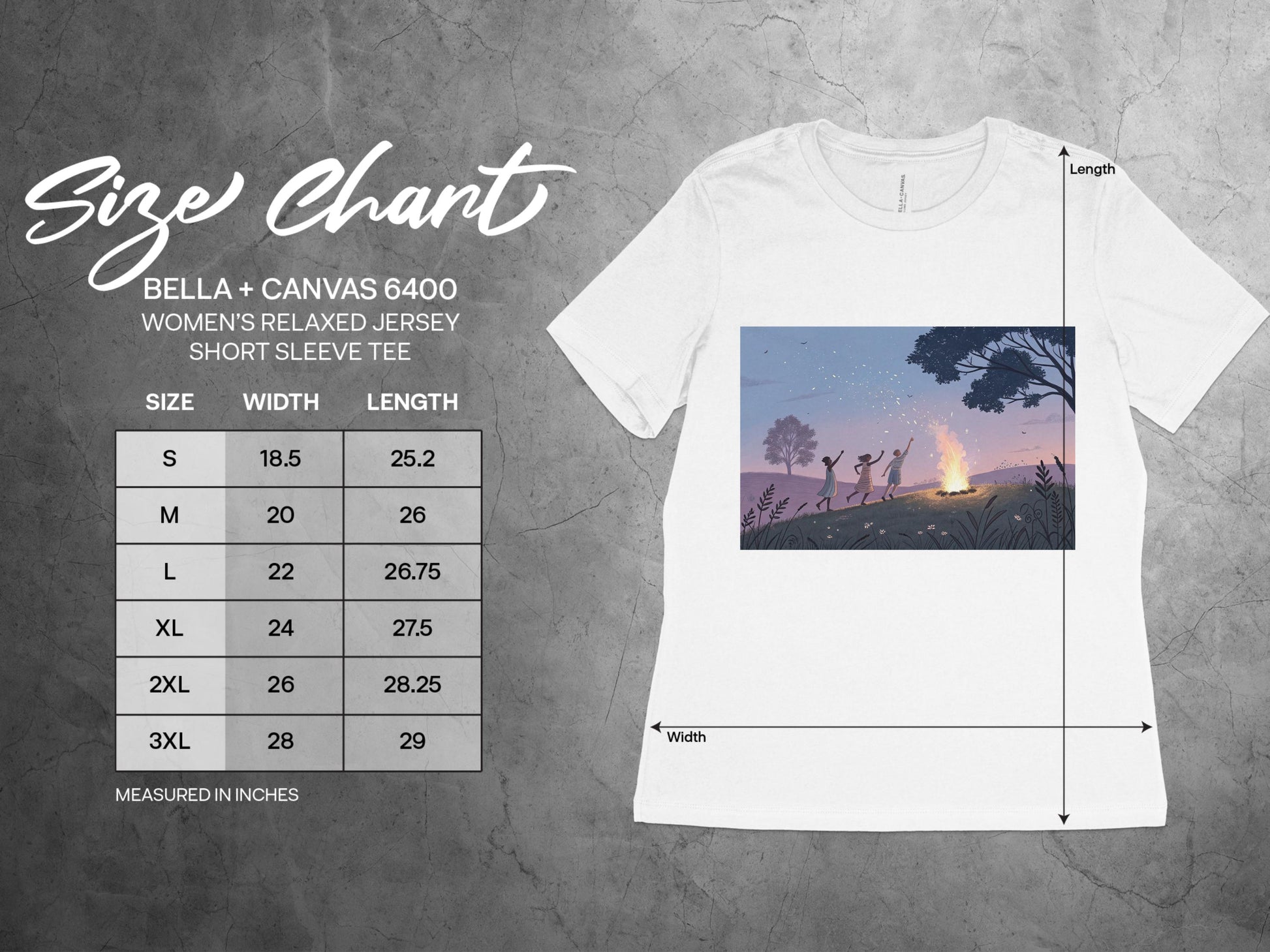 Campfire Scene Short Sleeve Tee product