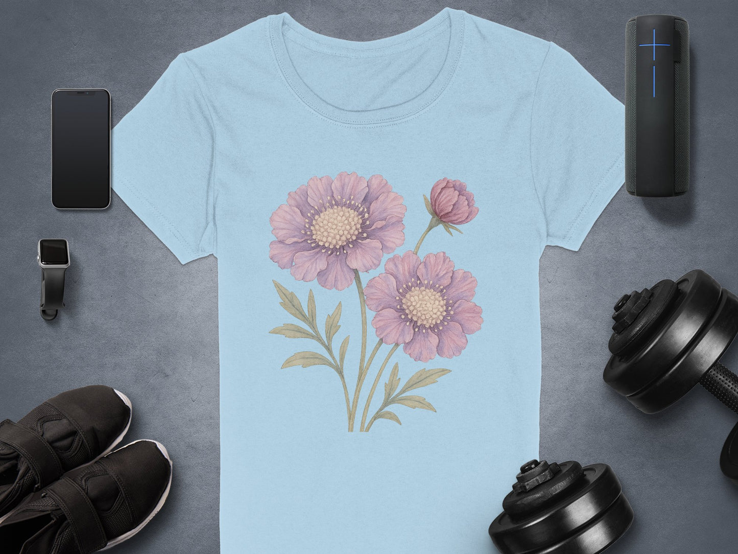 Beautiful Floral Print Casual Wear T-shirt product