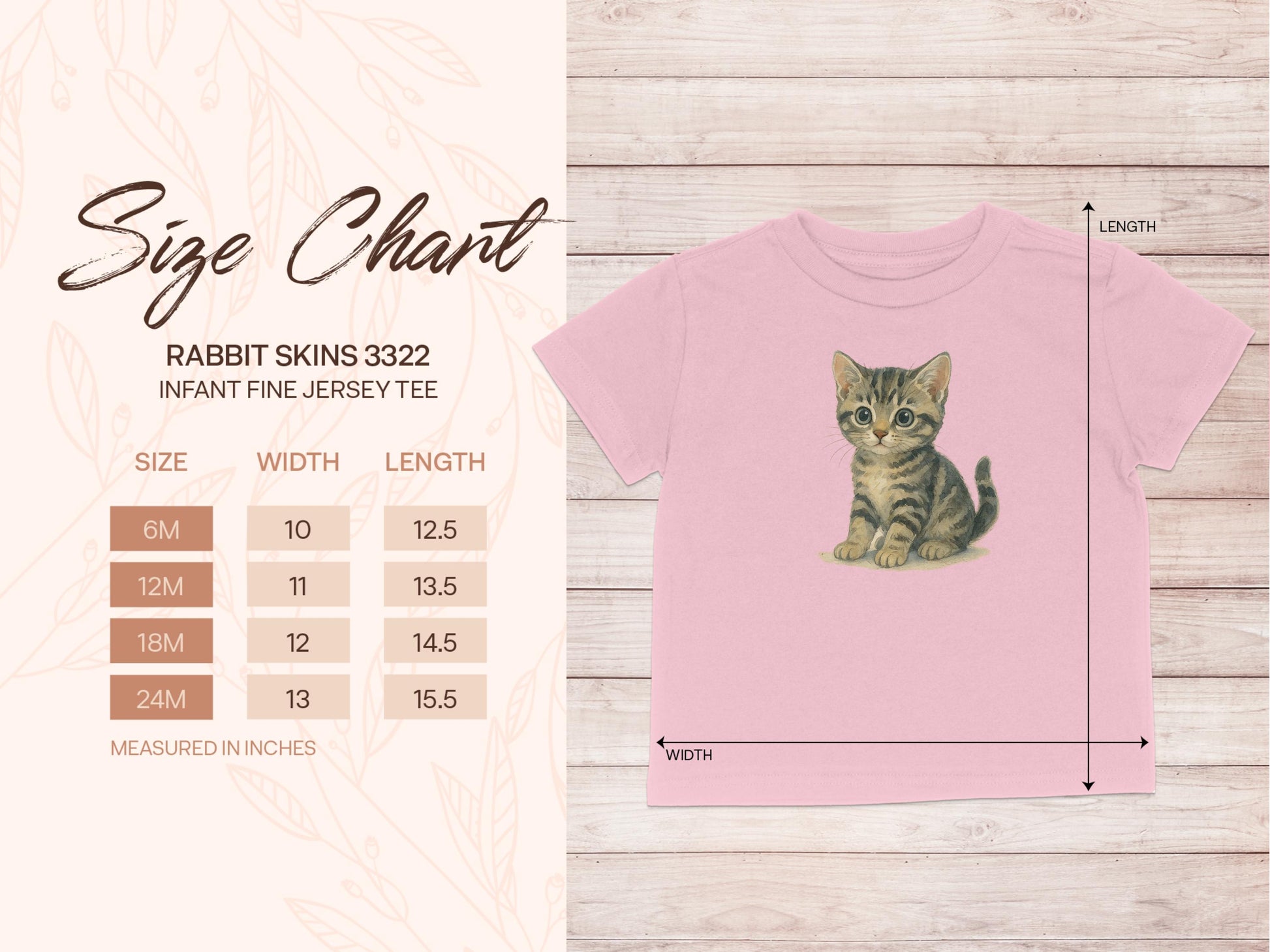 Cute Kitten Infant Fine Jersey Tee shirt product type