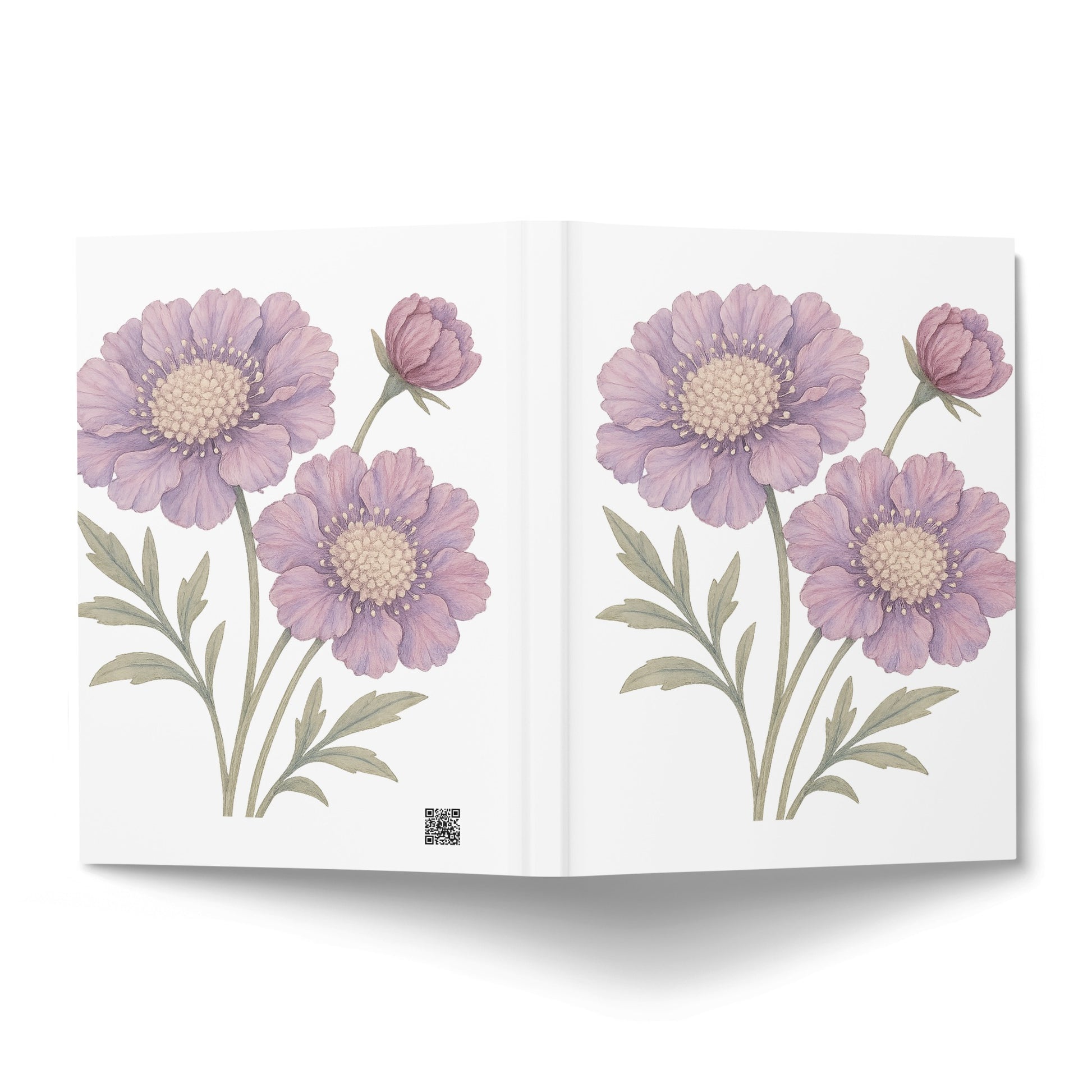Purple Flower Design on Botanical Book Cover product type