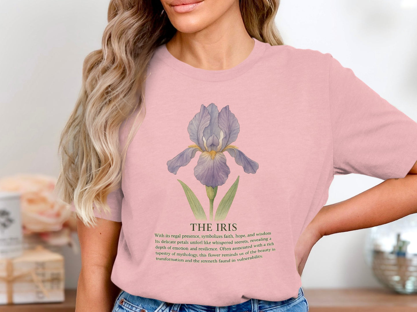 The Iris Floral Graphic T-Shirt Casual Wear product