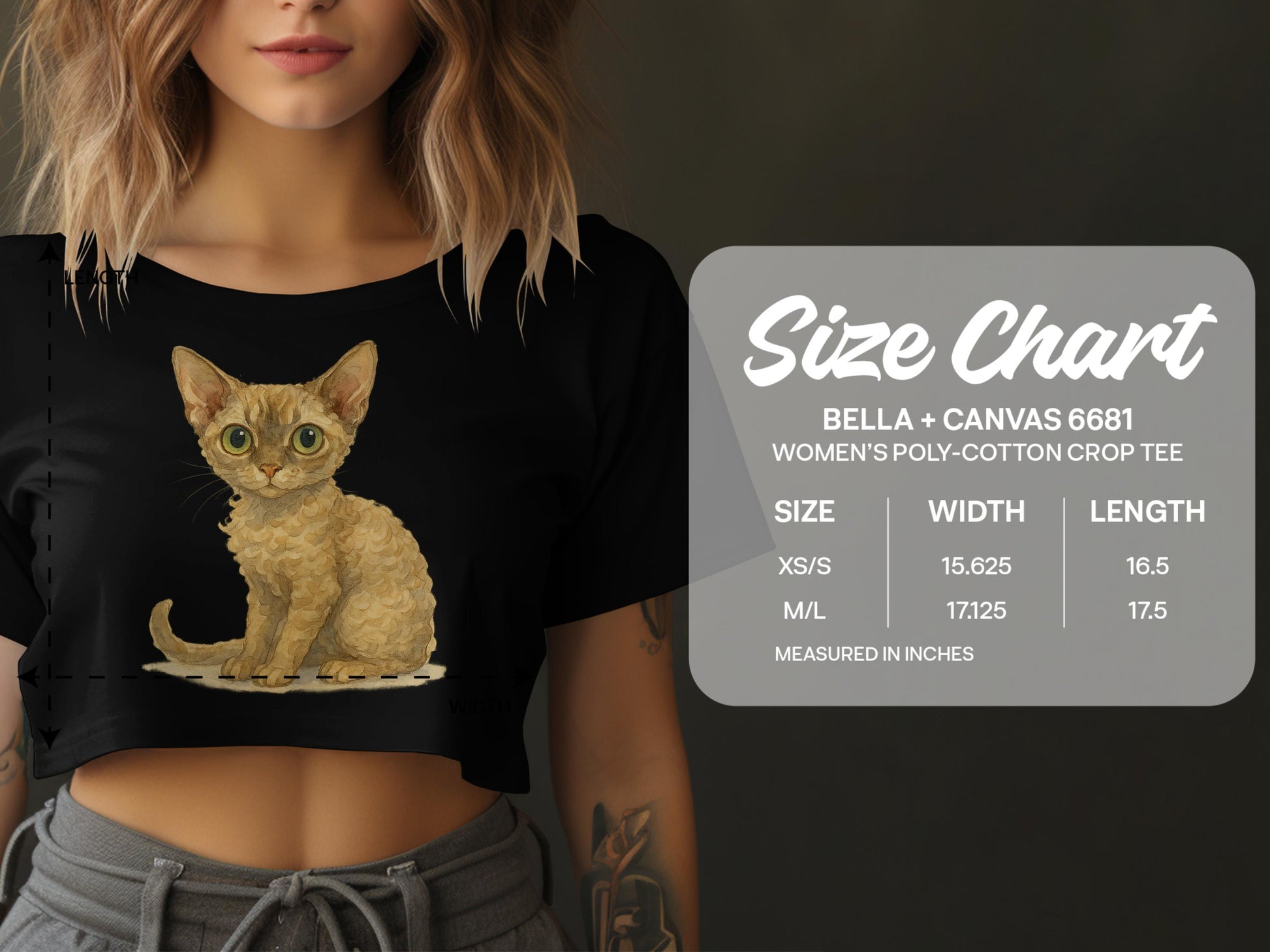 Adorable Cat Graphic Women's Crop Tee product