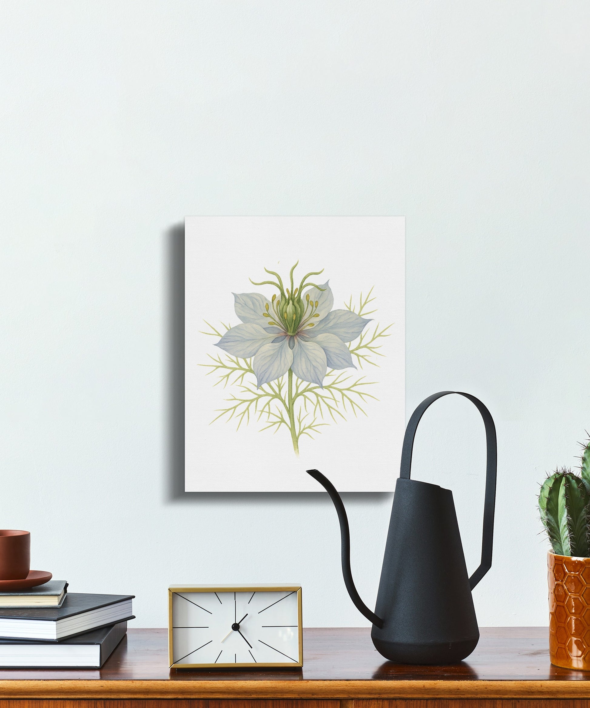 White Flower Canvas Art for Home Décor product