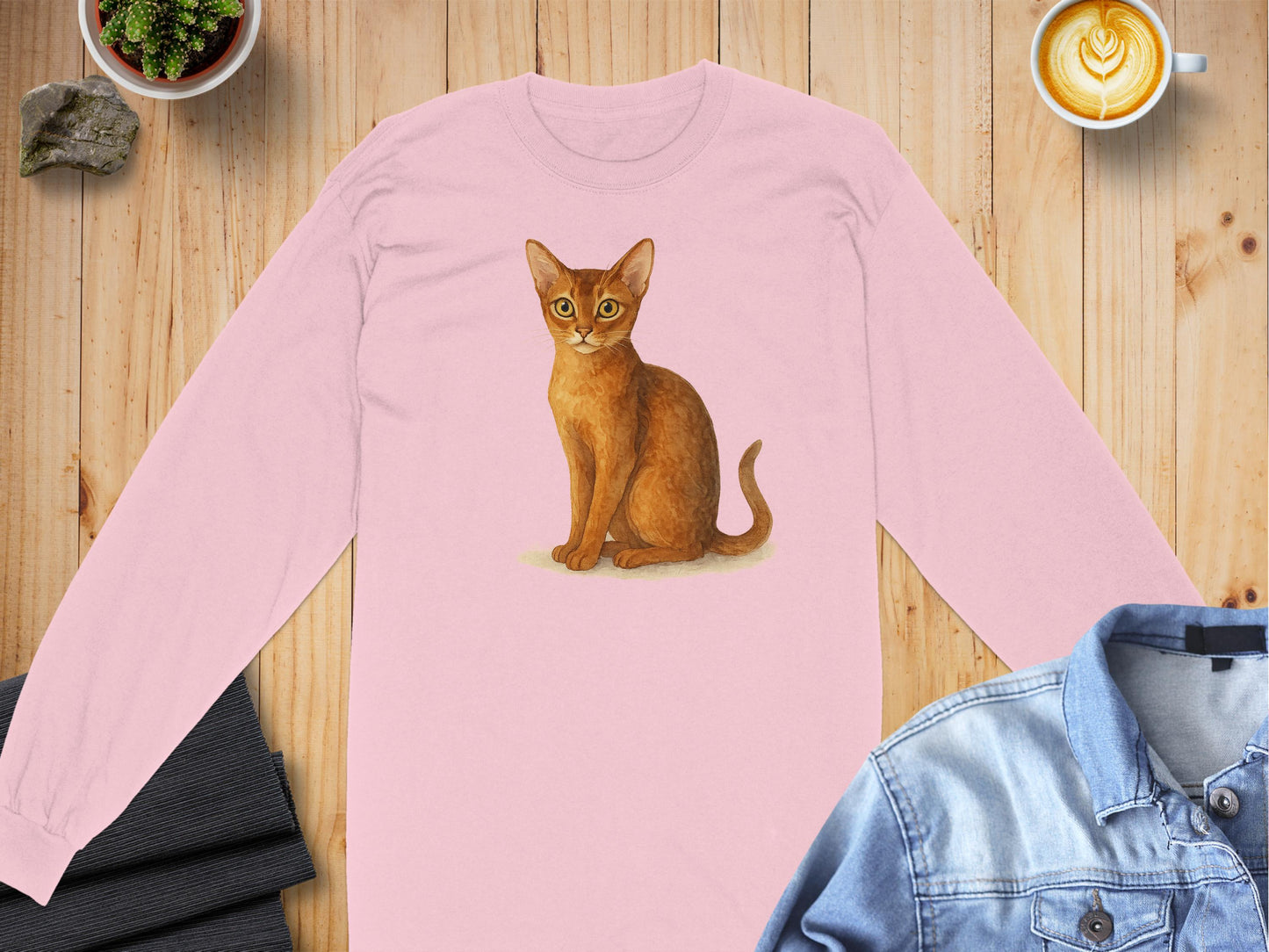 Cute Cat Long Sleeve Shirt Casual Top Fashion Product