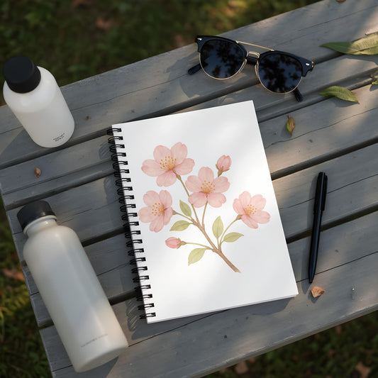 Floral Blossom Art Spiral Notebook product