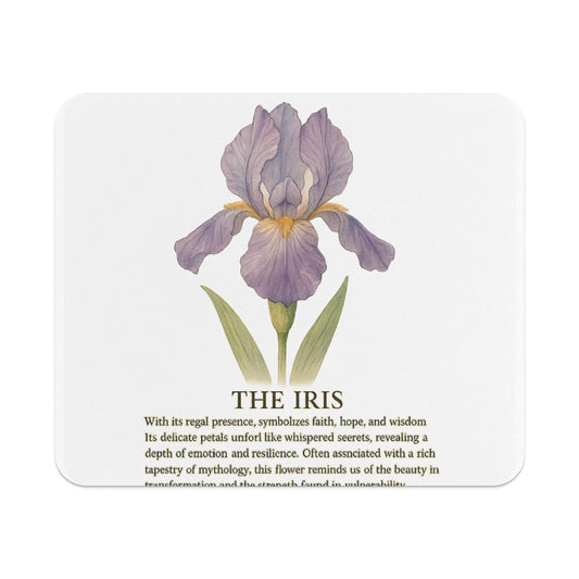 Elegant Purple Iris Art on a Beautiful Product