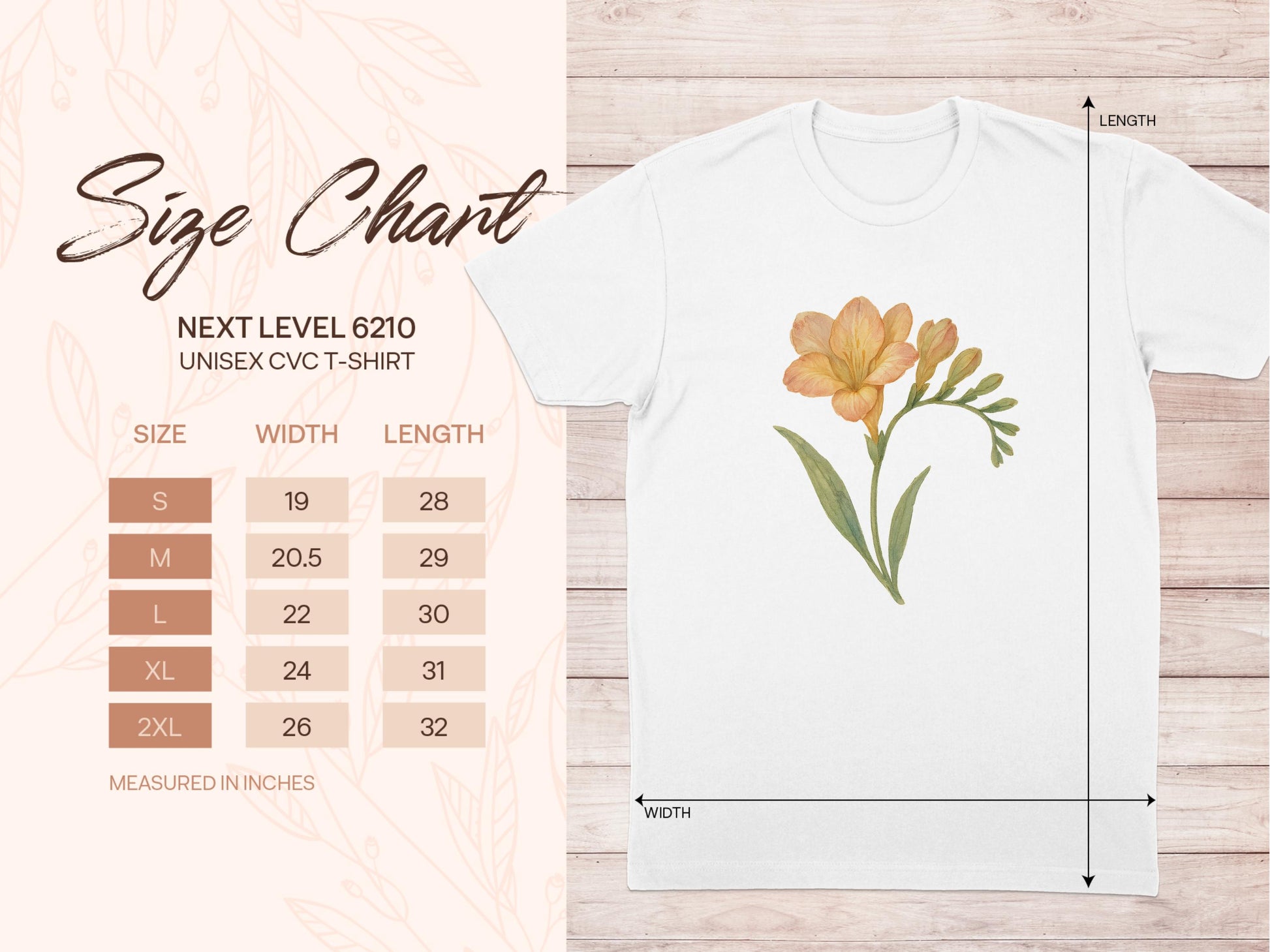 Botanical Floral Design Unisex T-shirt product type