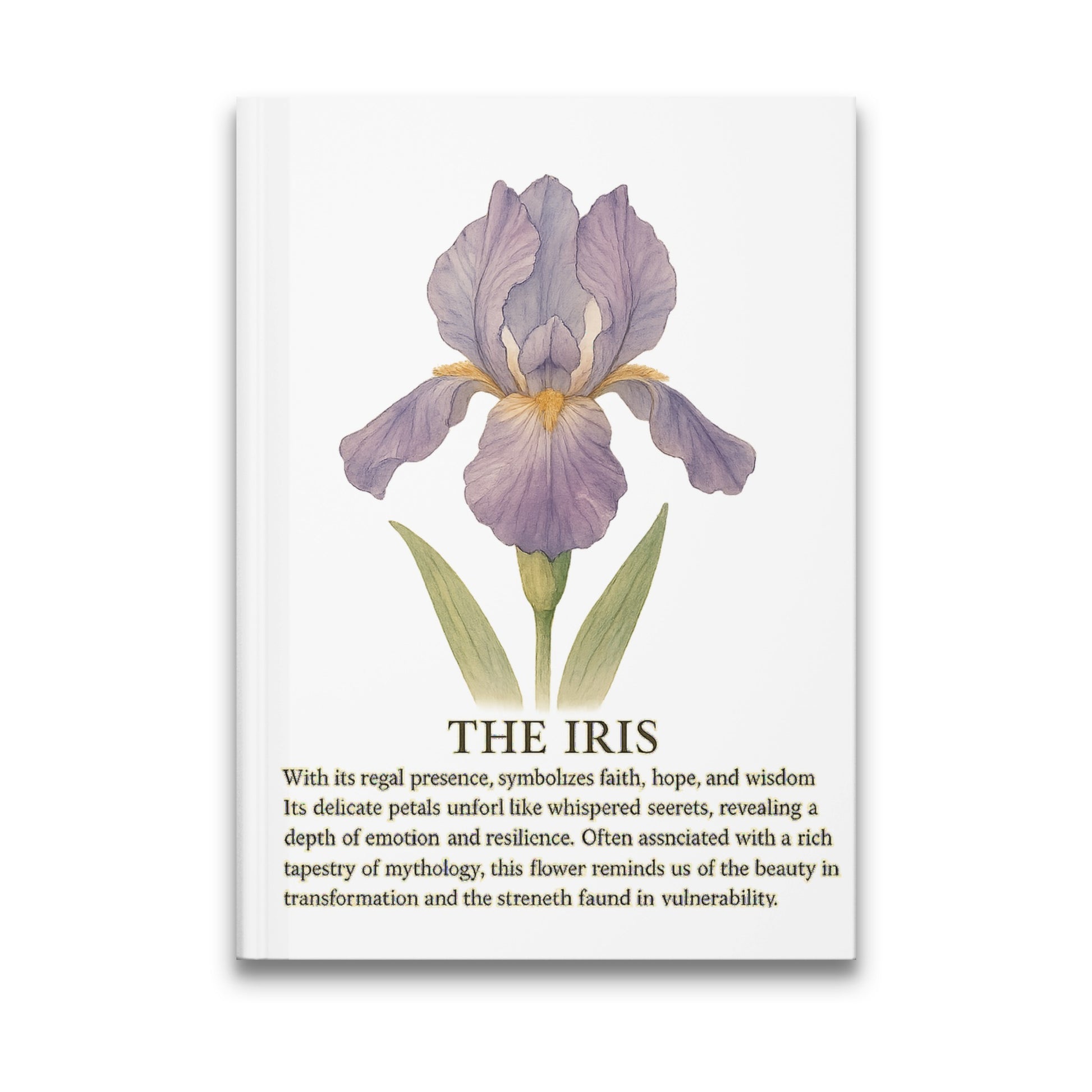 Elegant Purple Iris Flower Artwork Printed Product