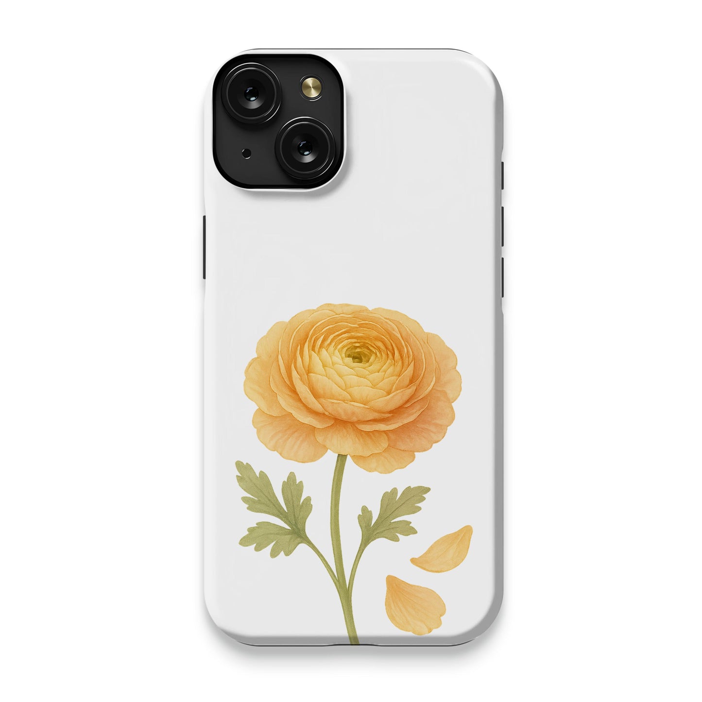 Elegant Yellow Flower Design Phone Case product