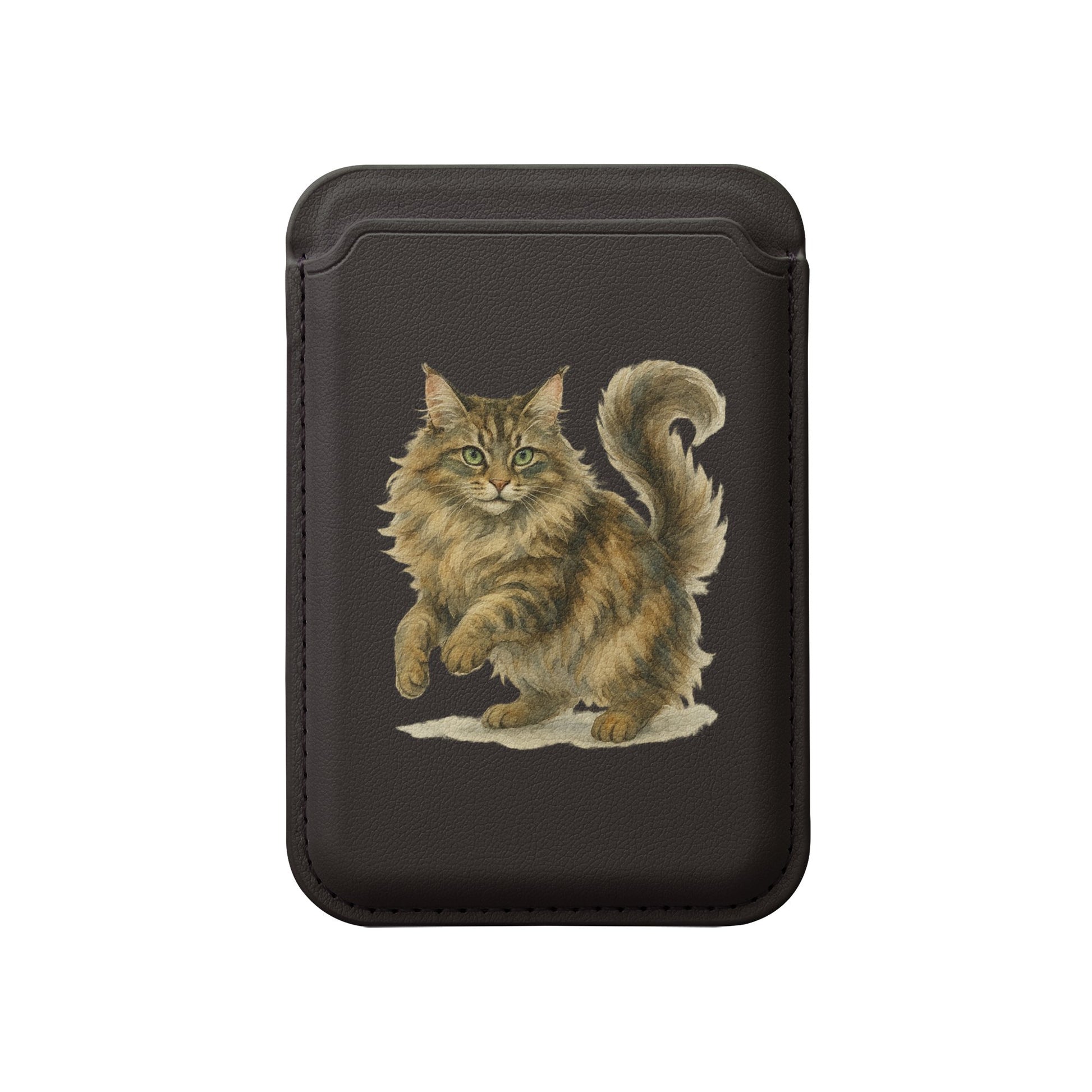 Adorable Cat Design Black Protective Phone Case product