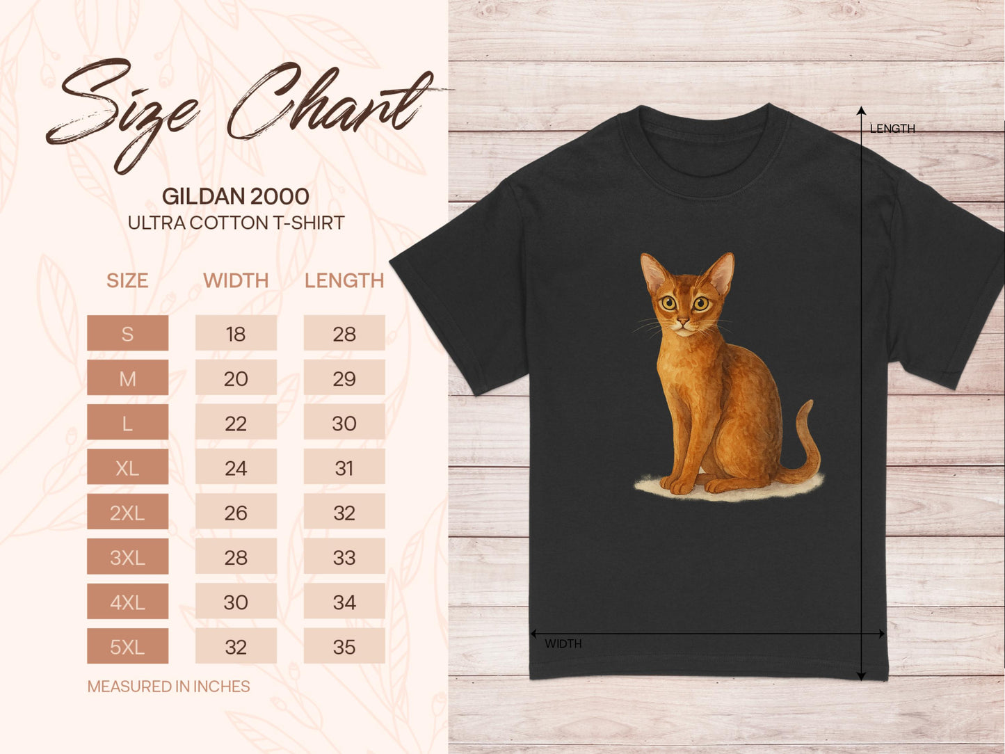 Adorable Cat Illustration Black Casual T-Shirt product