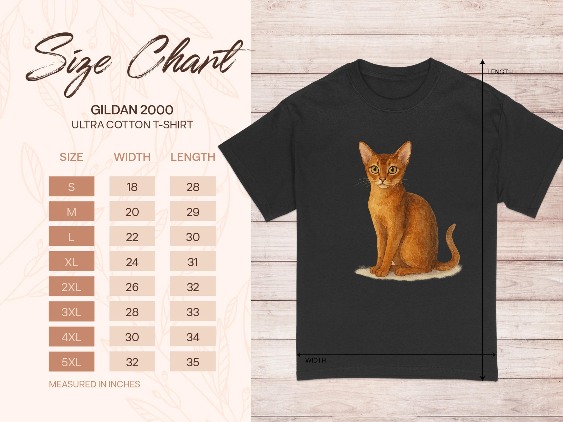 Adorable Cat Illustration Black Casual T-Shirt product