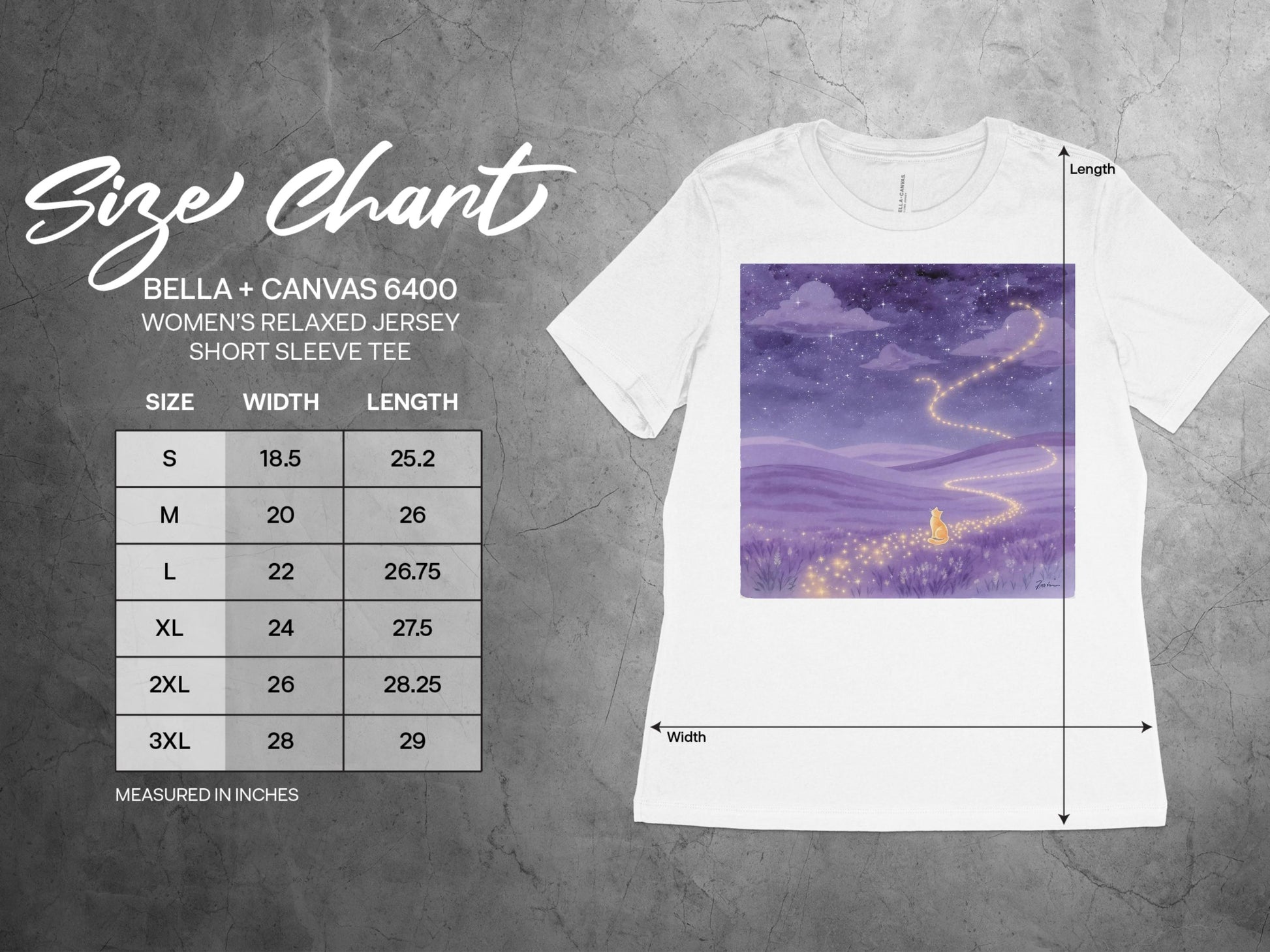 Night Sky Path and Lantern Design Short Sleeve Tee product