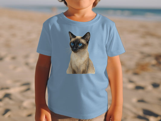 Siamese Cat Graphic Design Kid's T-Shirt product