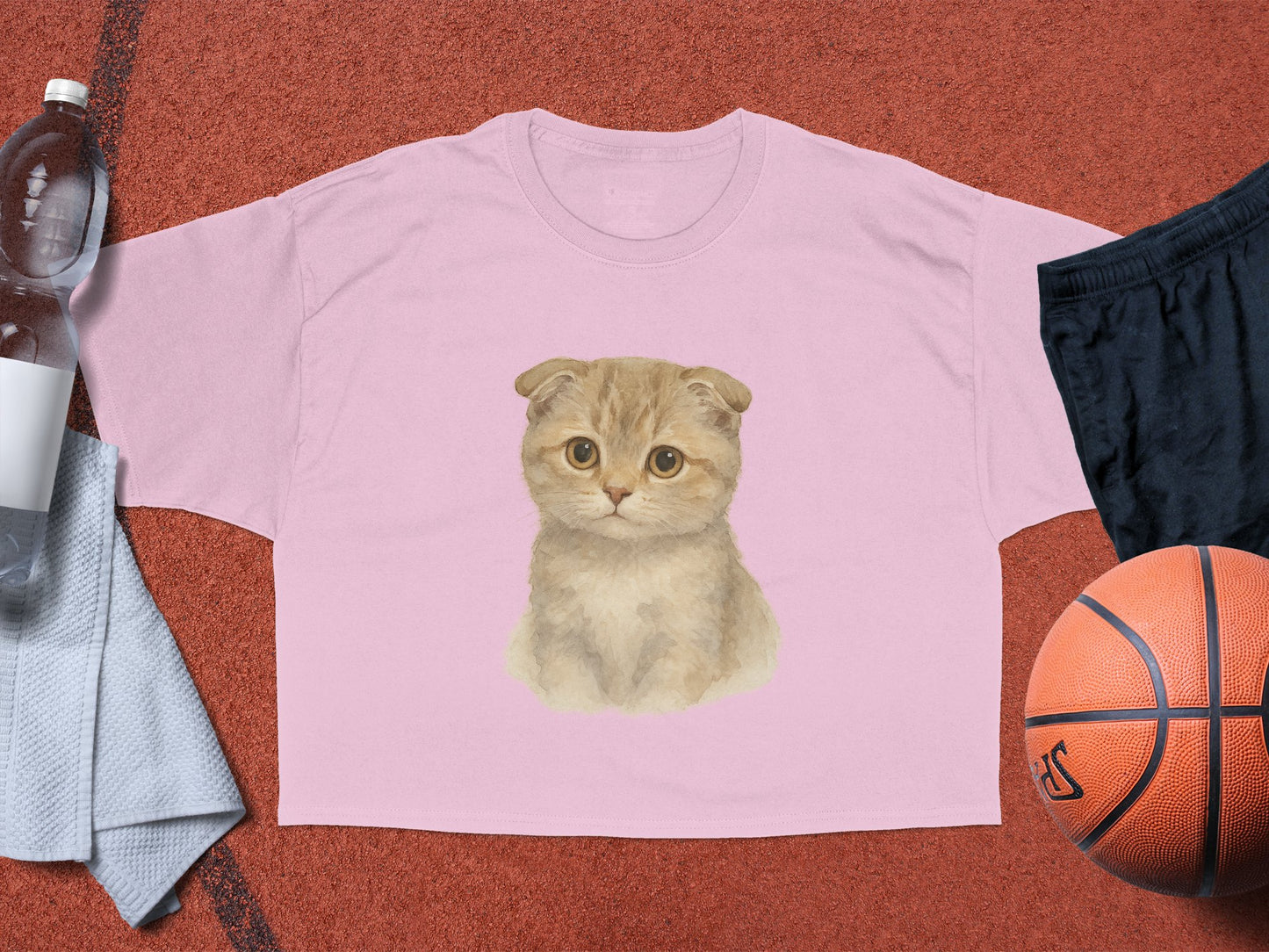 Cute Kitten Graphic Printed Short Sleeve Shirt product type